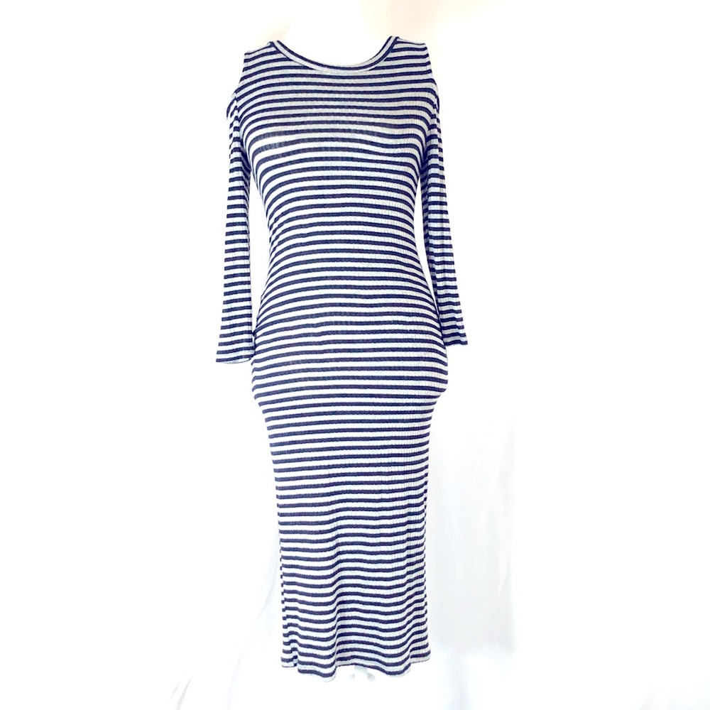 Open Shoulder Fitted Dress